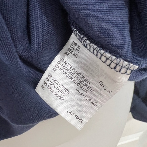 NWT-Karen Scott Navy Women's Sweatshirt 100% cotton - Picture 5 of 6